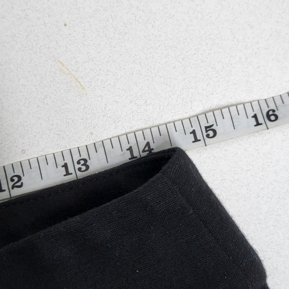 Loft ponte stretch pants faux leather tuxedo stripe black 6 - Picture 14 of 16